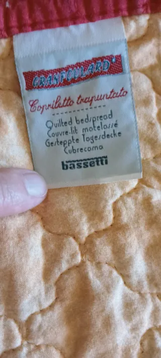 Cubrecama Bassetti Multicolor