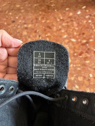 Botas Dr. Martens Talla 39 Negras