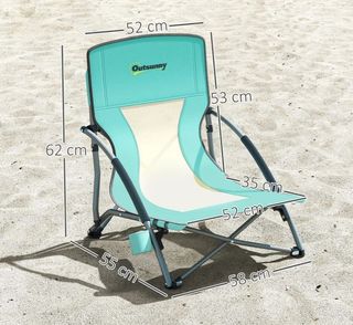 Seggiolini da Spiaggia Pieghevoli Outsunny (2)