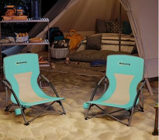 Seggiolini da Spiaggia Pieghevoli Outsunny (2)