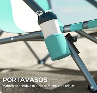 Seggiolini da Spiaggia Pieghevoli Outsunny (2)