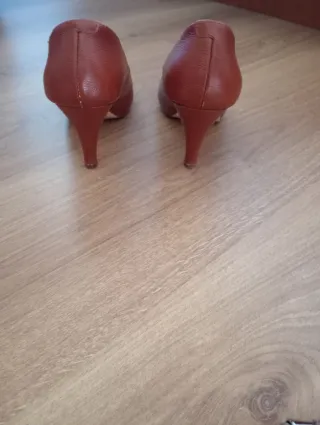 Zapatos tacón de piel cortefiel Talla 39