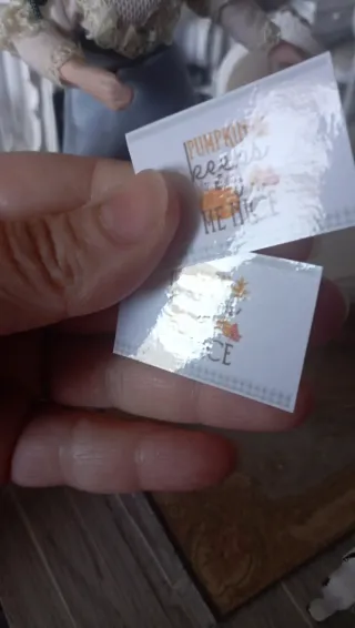 Set cucina miniatura 1:12 zucca Fall