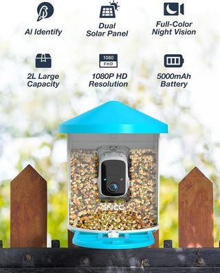 Casa para pájaros con cámara WiFi NUEVA