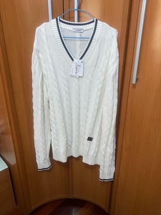 Jersey Pedro del Hierro V-neck Rayas