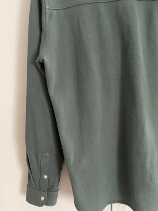 Camisa  algodón verde Unit Talla 13-14