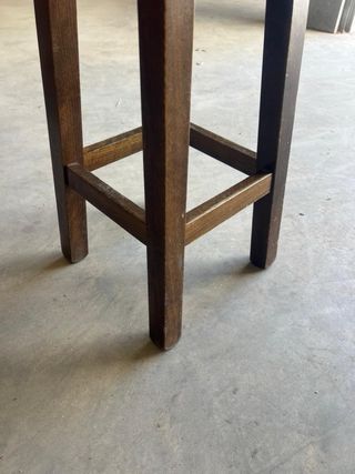 Taburetes de bar de madera maciza