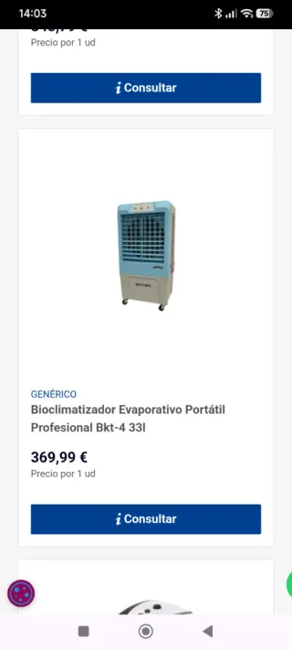 Ventilador evaporador industrial CoolVent