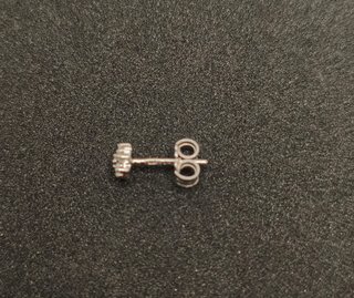 Pendientes Oro Blanco 18K y Diamantes