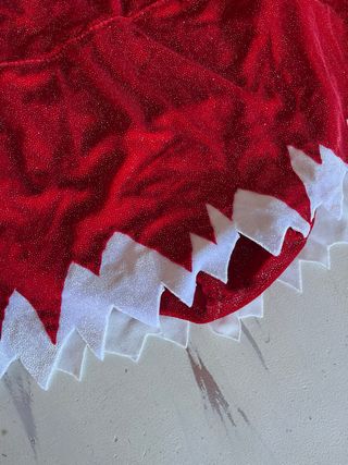 Maillot Gimnasia Rítmica Rojo y Blanco