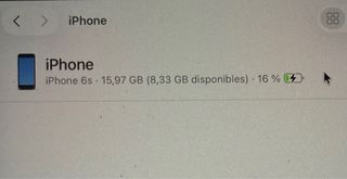 iPhone 6s Plata/Gris Espacial