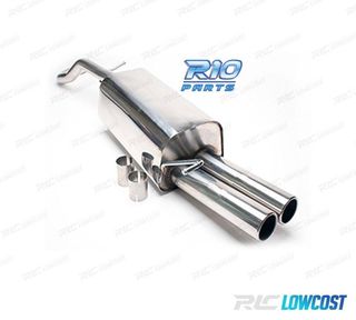 SILENCIOSO ESCAPE PARA VOLKSWAGEN VW GOLF IV 09 1996- INOX x