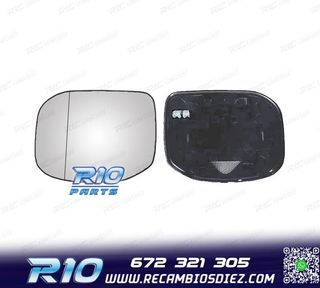 CRISTAL ESPEJO + BASE IZQUIERDO HONDA ACCORD 08-15