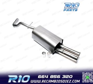 SILENCIOSO ESCAPE PARA VOLKSWAGEN VW GOLF IV 09 1996- x2