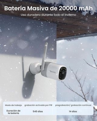 Cámara Reolink Altas solar 2K WiFi 6 NUEVO