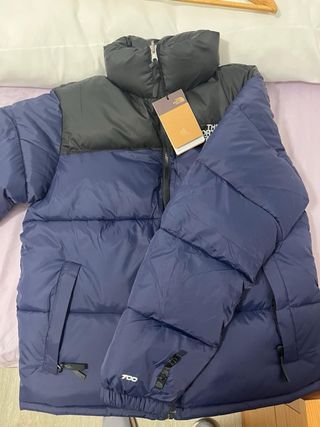 Chaqueta The North Face plumifero azul/negra