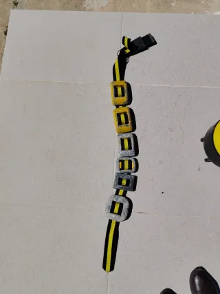 Cinturón de plomo para buceo
