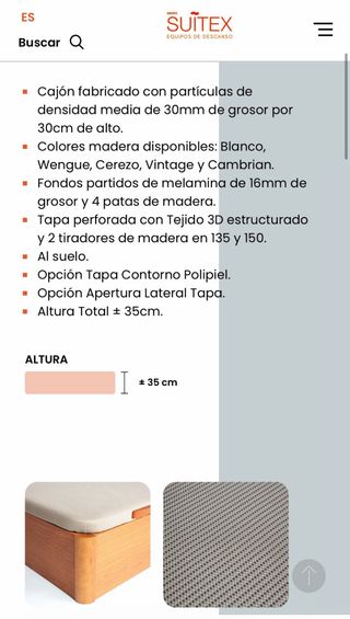 Dormitorio completo Suitex/ se vende por separado