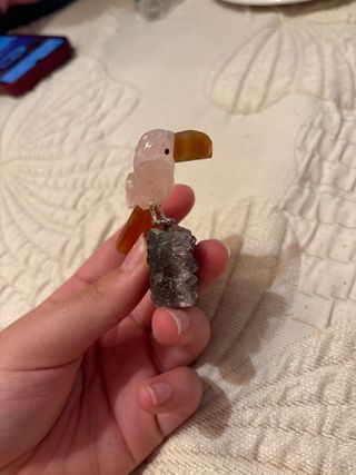 Figura Cacatúa Mineral