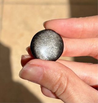 obsidianas plateadas, cabuchones