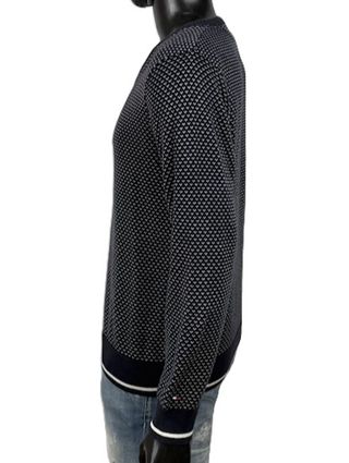 Maglia Tommy Hilfiger Uomo M Cotone Pima Blu