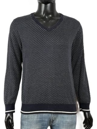 Maglia Tommy Hilfiger Uomo M Cotone Pima Blu