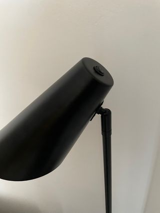 Lámpara de pie Negro Mate