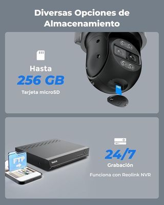 Cámara Vigilancia 4K WiFi 6 PTZ Doble Lente NUEVA