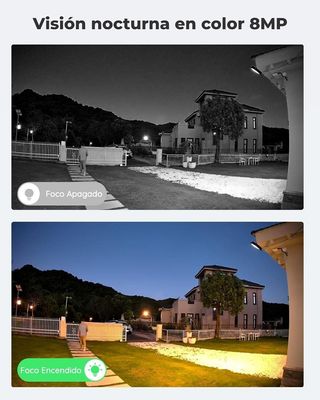 Cámara Vigilancia 4K WiFi 6 PTZ Doble Lente NUEVA