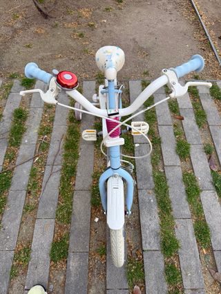 Bicicleta Frozen niña con ruedines