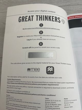 GREAT THINKERS B2 Student's and Digital Student's