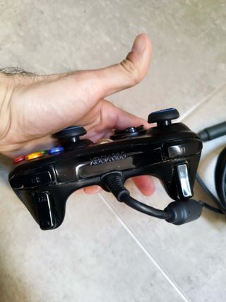 Mando Xbox 360 Negro Cableado