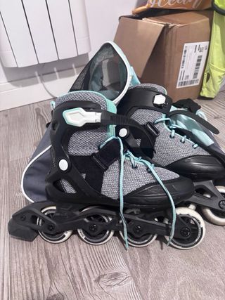 Patines en línea y protecciones Talla M