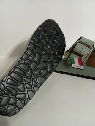 Ciabatte donna verdi Made in Italy