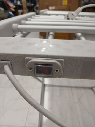 Melchioni Bahamas Tendedero eléctrico con 8 + 12 Barras calefactoras - Tendedero Plegable, 230W, Secado rápido y eficiencia ener