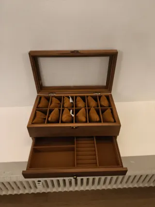 Scatola portaorologi per 12 pezzi