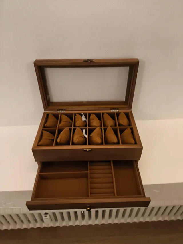 Scatola portaorologi per 12 pezzi