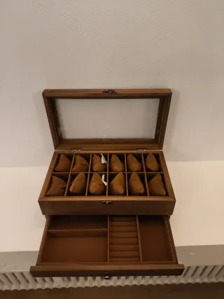 Scatola portaorologi per 12 pezzi