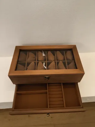 Scatola portaorologi per 12 pezzi