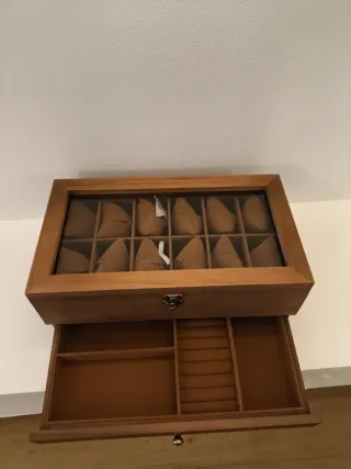 Scatola portaorologi per 12 pezzi