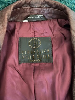 Giacca vera pelle uomo L/XL