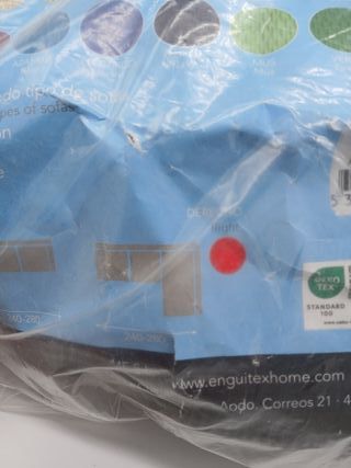 Martina Home Tunez Funda Chaise Longue Brazo Derecho Gris (Visto de Frente)