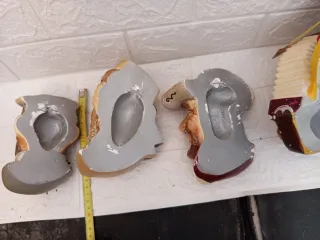 Set di sculture da parete