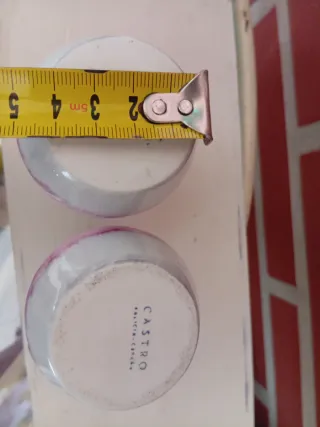 Mini jarrones de cerámica (2 unidades)