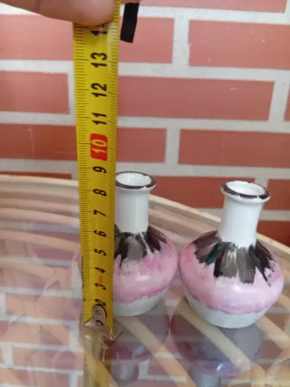 Mini jarrones de cerámica (2 unidades)