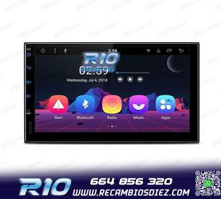 RADIO GPS ANDROID 8.1 7" OCTA-CORE 2DIN MULTIMEDIA PANTALLA