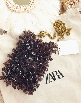 Bolso Zara pedrería