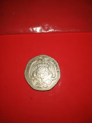 Moneda 20 peniques 1982 Isabel II