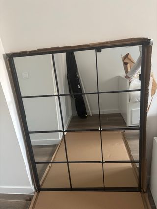 Espejo de pared rectangular estilo Industrial