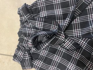 Pantaloni ampi a quadri bambina